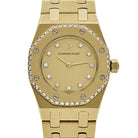 Audemars Piguet Royal Oak Vintage 6164/516 'Ladies' Yellow Gold Champagne Diamond Dial Diamond Bezel