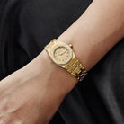 Audemars Piguet Royal Oak Vintage 6164/516 'Ladies' Yellow Gold Champagne Diamond Dial Diamond Bezel