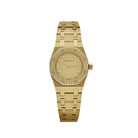 Audemars Piguet Royal Oak Vintage 6164/516 'Ladies' Yellow Gold Champagne Diamond Dial Diamond Bezel