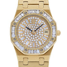 Audemars Piguet Royal Oak Vintage 66464BA.Z.0722BA.01 'Ladies' Yellow Gold Diamond Dial Diamond Bezel Quartz