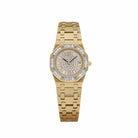 Audemars Piguet Royal Oak Vintage 66464BA.Z.0722BA.01 'Ladies' Yellow Gold Diamond Dial Diamond Bezel Quartz