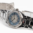 Audemars Piguet Royal Oak Vintage 67371BC/093 'Ladies' White Gold Blue Mother of Pearl Diamond Dial Diamond Bezel Quartz