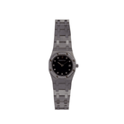 Audemars Piguet Royal Oak Vintage 'Ladies' White Gold Black Diamond Dial Diamond Bezel Quartz