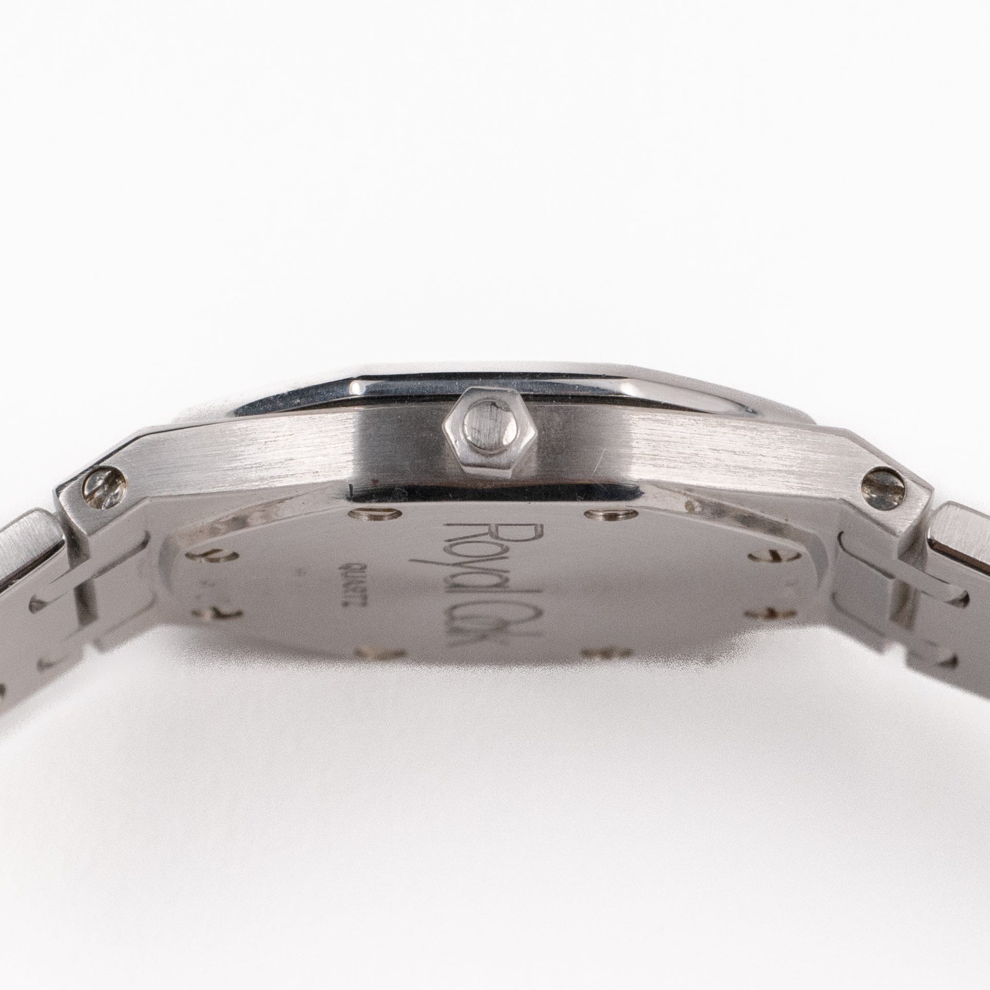 Audemars Piguet Royal Oak Vintage 'Ladies' White Gold Black Diamond Dial Diamond Bezel Quartz