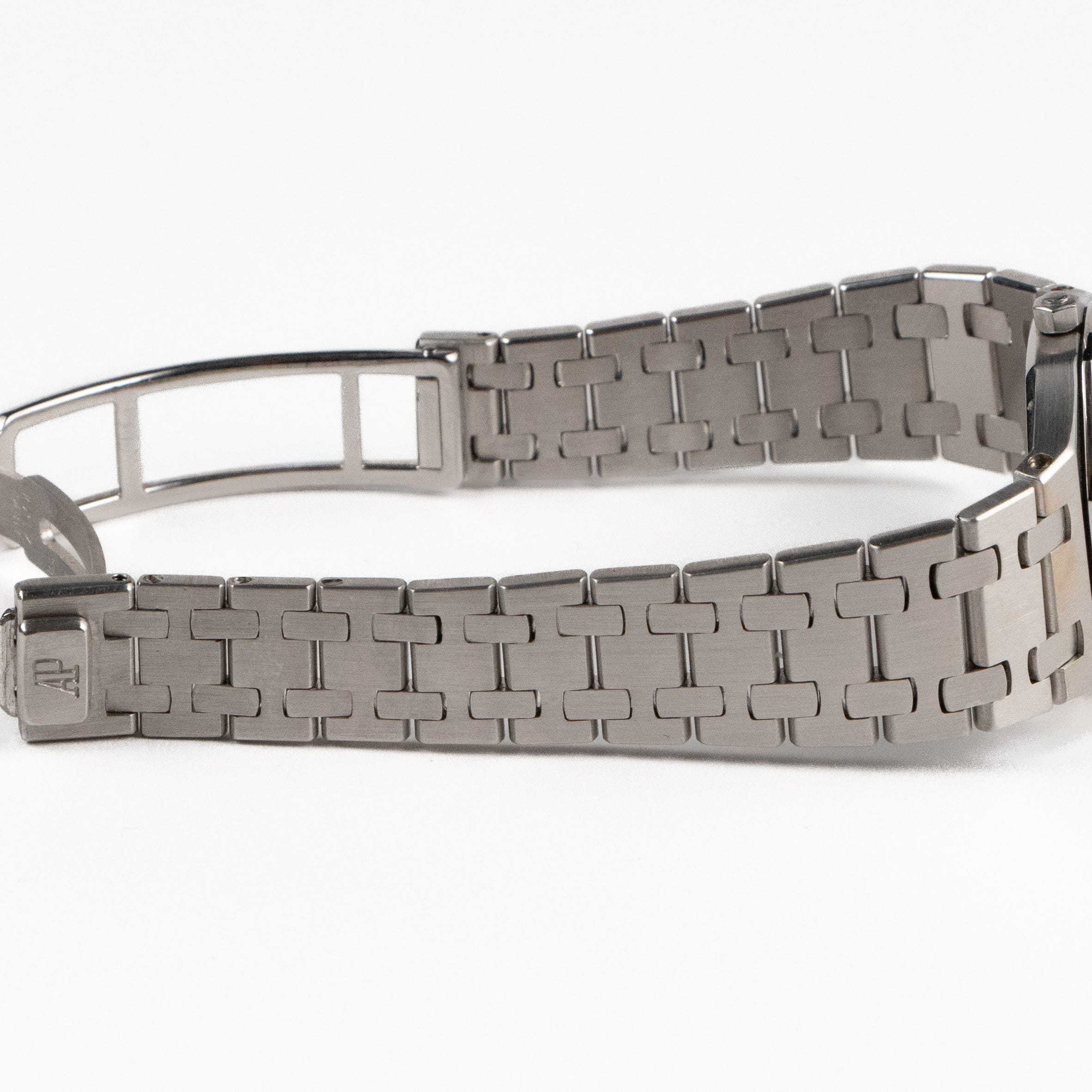 Audemars Piguet Royal Oak Vintage 'Ladies' White Gold Black Diamond Dial Diamond Bezel Quartz