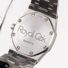 Audemars Piguet Royal Oak Vintage 'Ladies' White Gold Black Diamond Dial Diamond Bezel Quartz