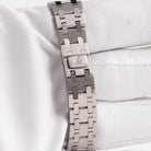 Audemars Piguet Royal Oak Vintage 'Ladies' White Gold Black Diamond Dial Diamond Bezel Quartz