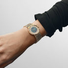 Audemars Piguet Vintage Cobra Yellow Gold Opal Diamond Dial Quartz
