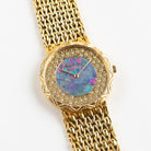 Audemars Piguet Vintage Cobra Yellow Gold Opal Diamond Dial Quartz