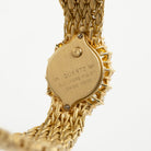 Audemars Piguet Vintage Oval 66429BA.ZZ.0780BA.02 'Ladies' Cocktail Watch Yellow Gold White Dial Diamond Bezel Quartz