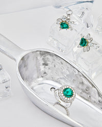 Thumbnail for Rings Bayco Round Emerald Ring Wrist Aficionado