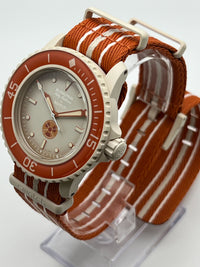 Thumbnail for Blancpain x Swatch Scuba Fifty Fathoms Collection Arctic Ocean SO35N100 Wrist Aficionado