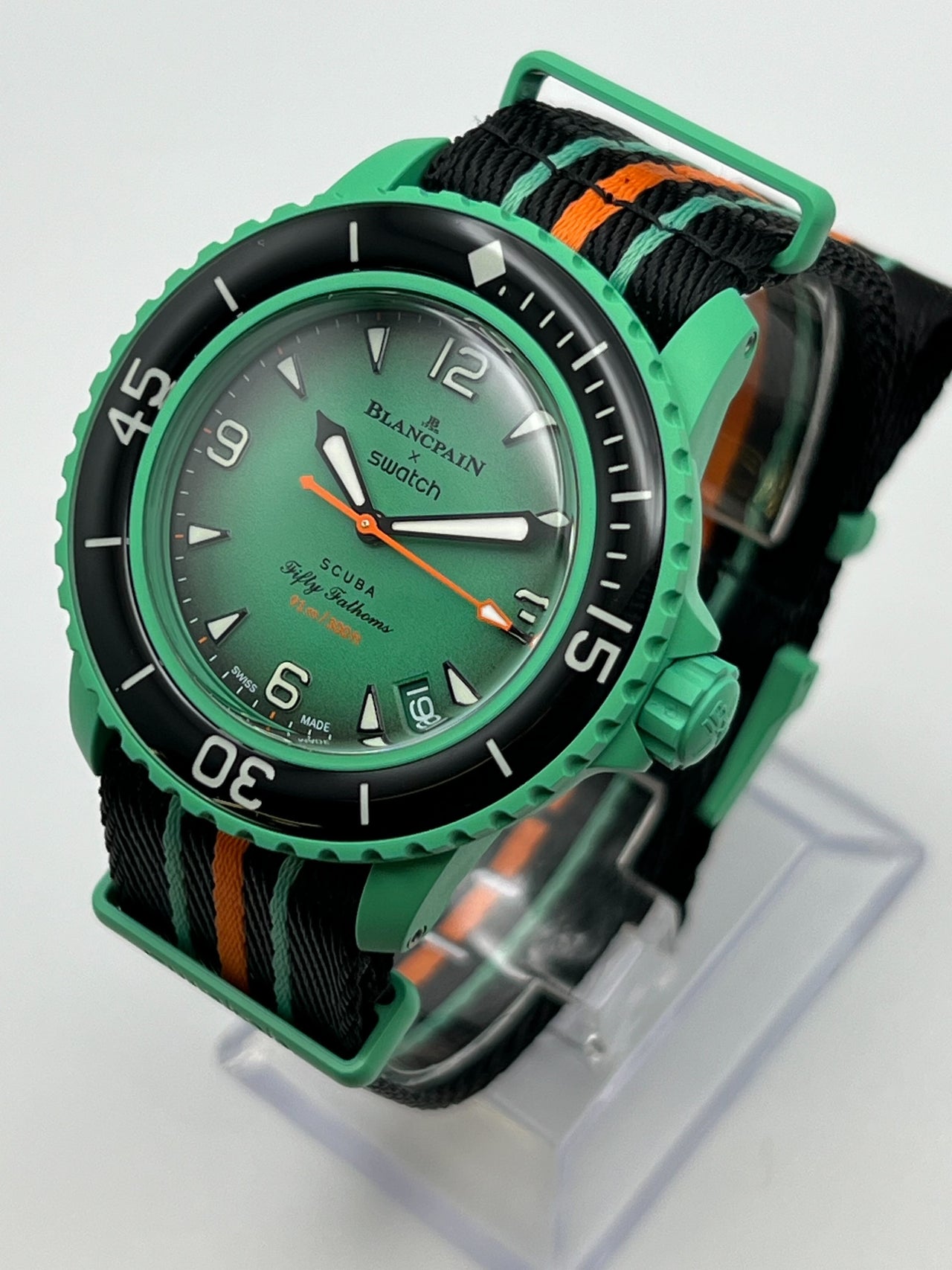 Blancpain x Swatch Scuba Fifty Fathoms Collection Indian Ocean SO35I100