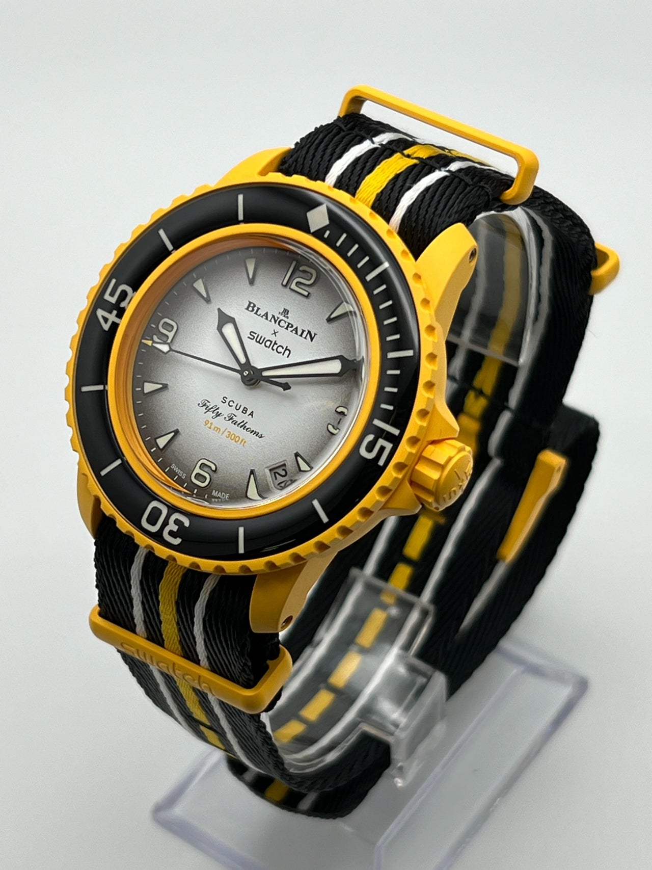 Blancpain x Swatch Scuba Fifty Fathoms Collection Pacific Ocean SO35P100