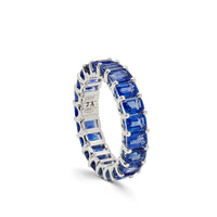 Thumbnail for Blue Sapphire Eternity Band