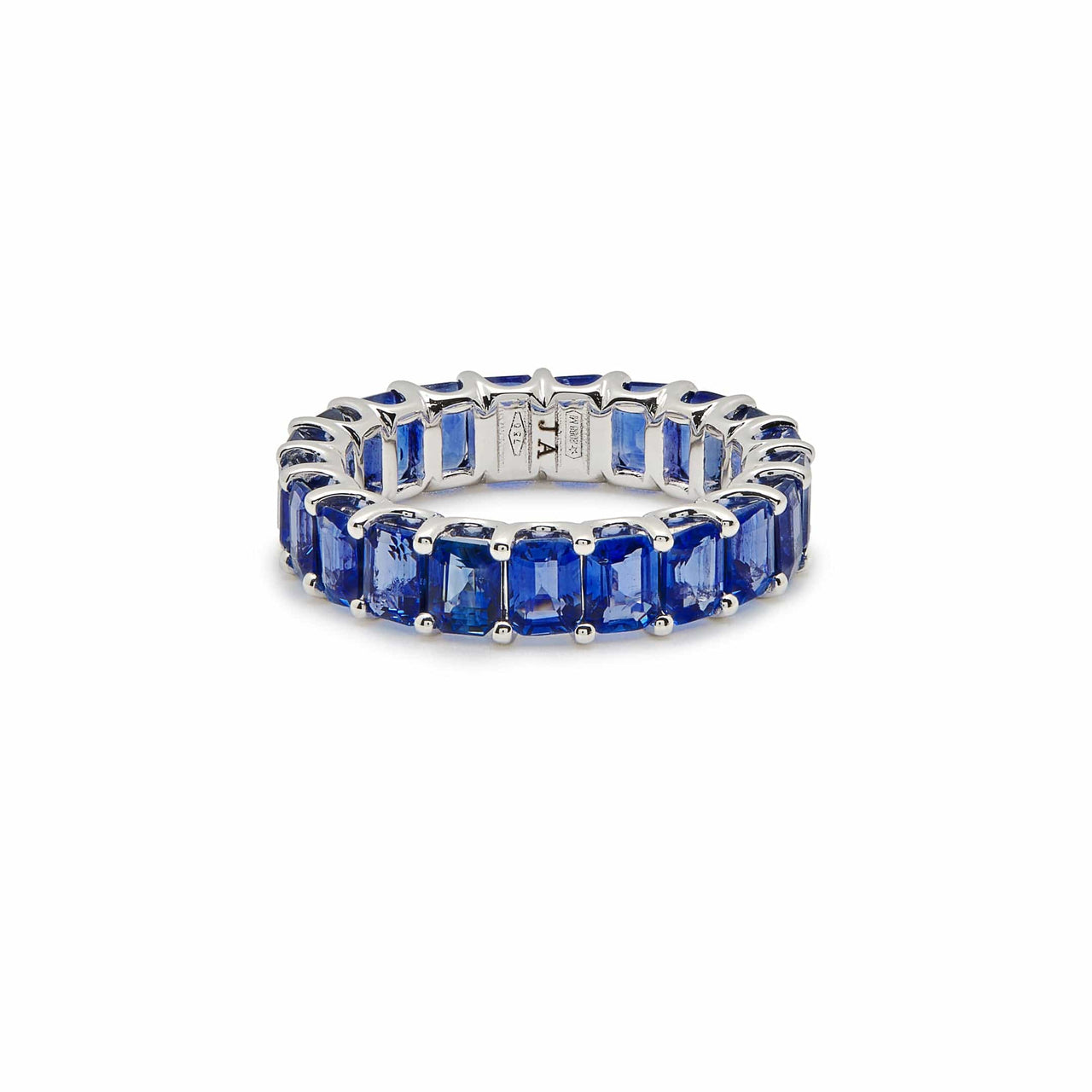 Blue Sapphire Eternity Band