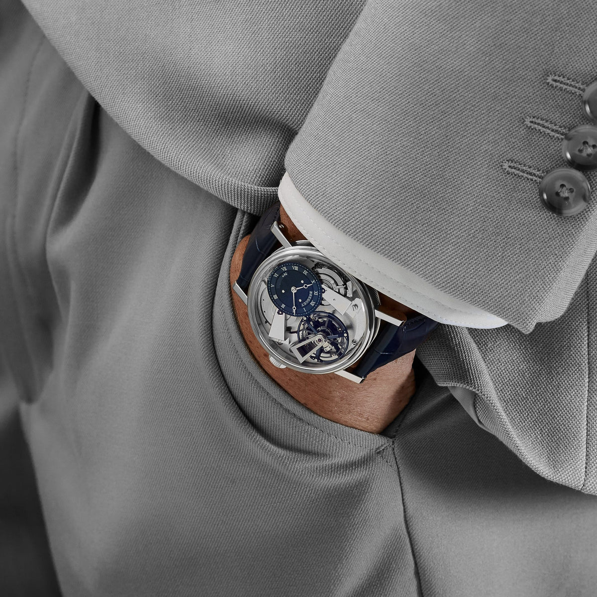 Breguet Tradition Tourbillon 7047PT/1Y/9ZU Platinum Blue Dial (2023)
