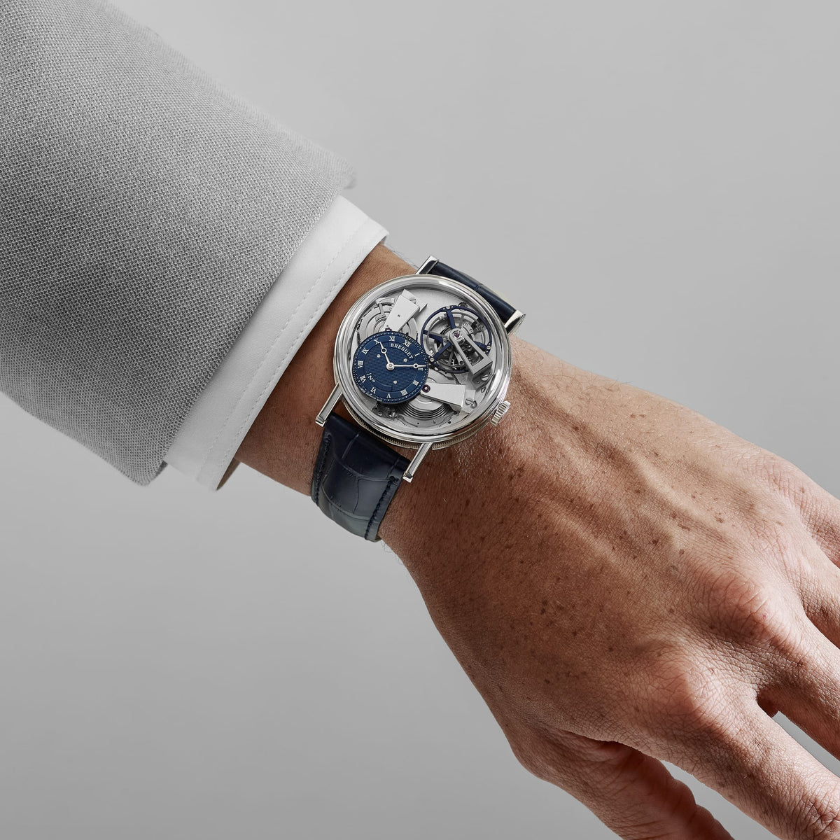 Breguet Tradition Tourbillon 7047PT/1Y/9ZU Platinum Blue Dial (2023)