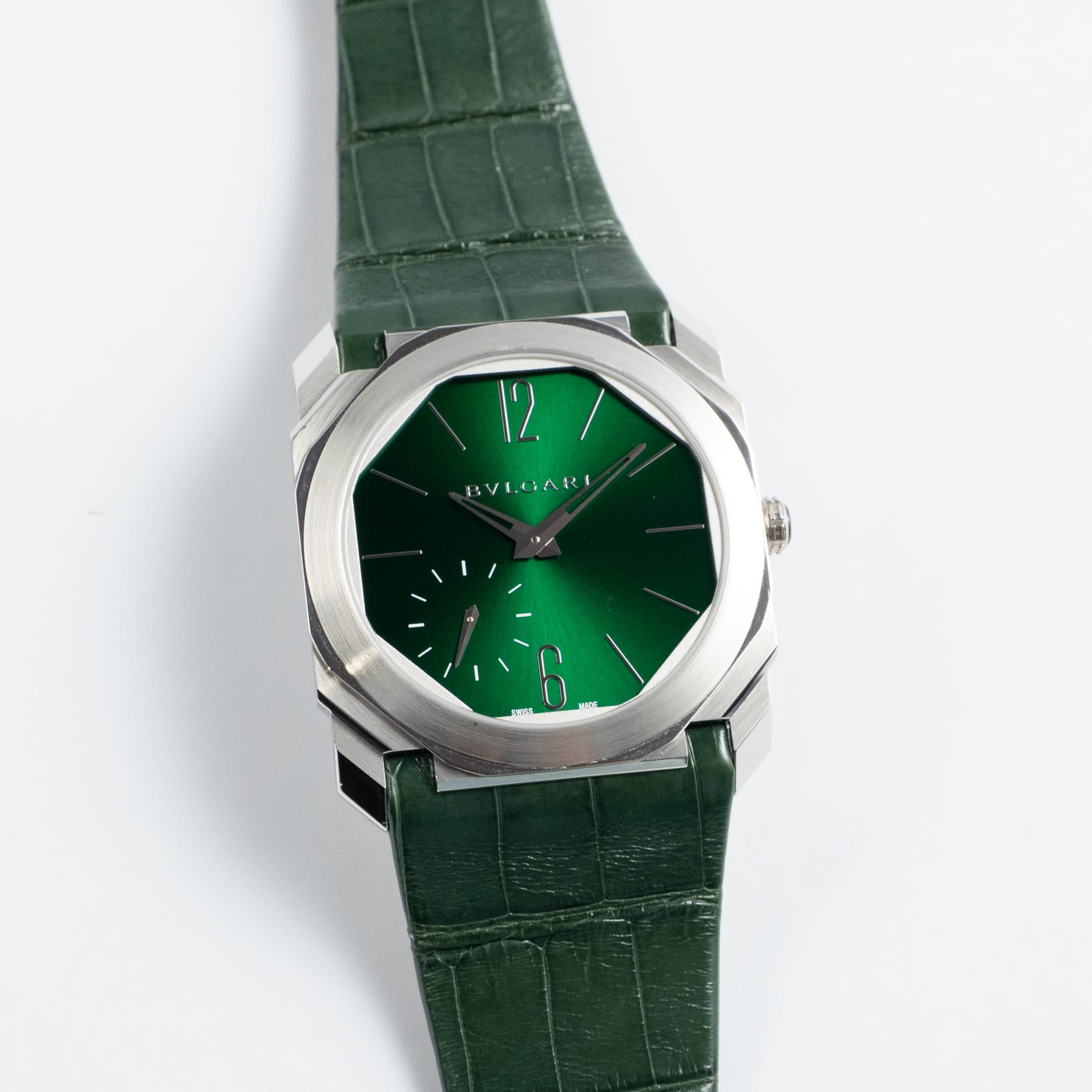 Bvlgari Octo Finissimo 102955 Platinum Green Dial Arije Special