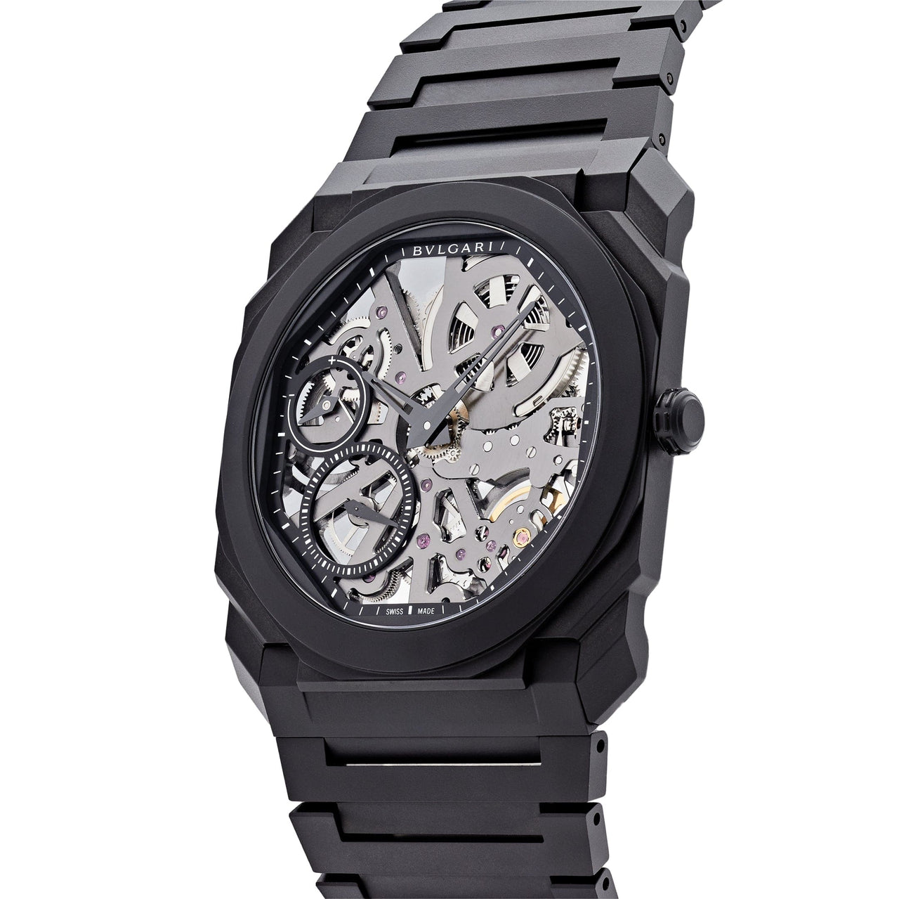 Bvlgari Octo Finissimo Black Ceramic 103126 Wrist Aficionado