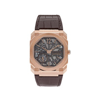 Thumbnail for Luxury Watch Bvlgari Octo Finissimo Skeleton 8 Days Rose Gold 103667 Wrist Aficionado
