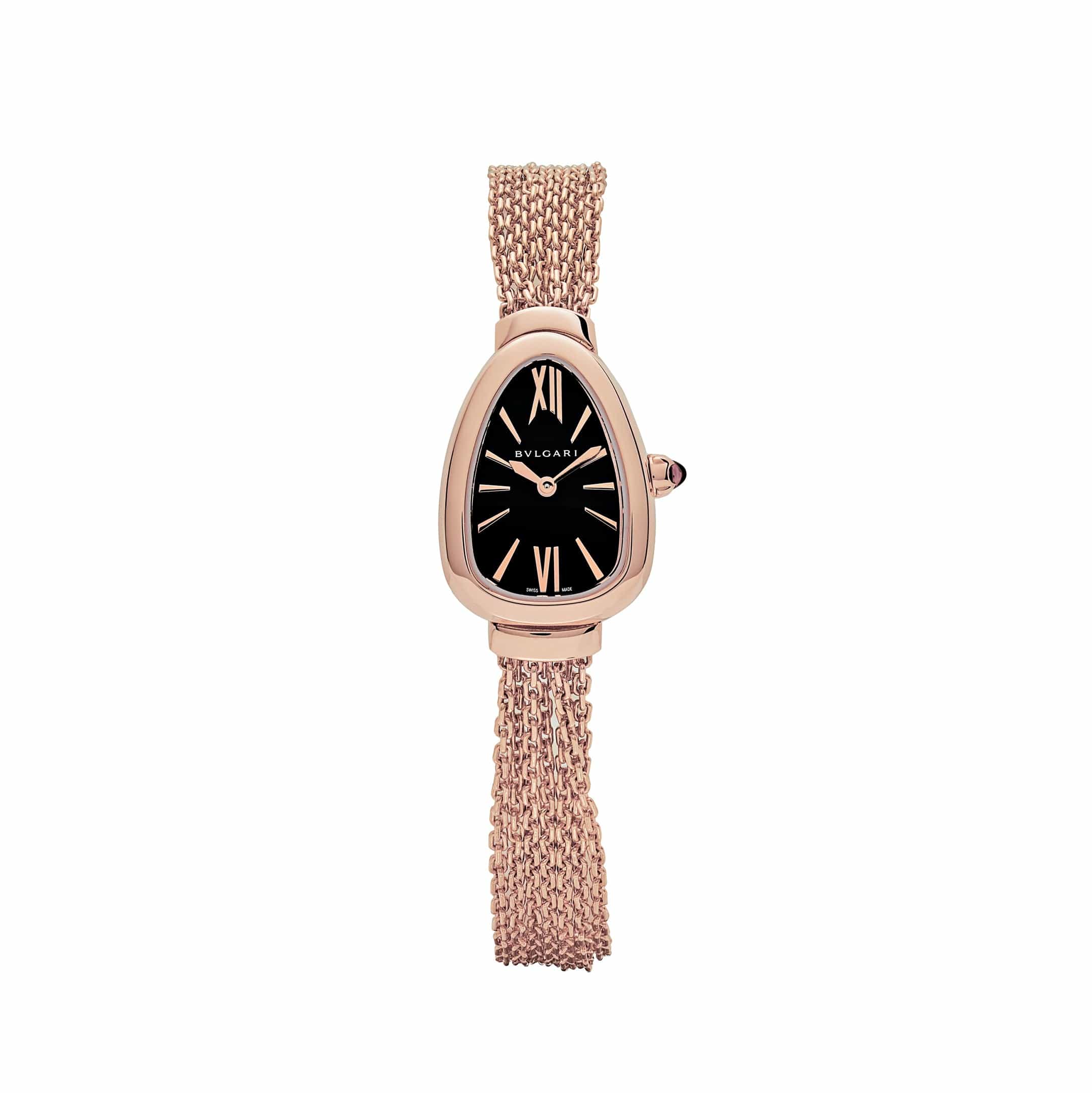 Bvlgari Serpenti 102728 'Ladies' Rose Gold Black Dial (2021