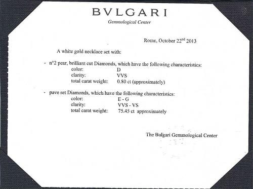 Bvlgari Serpenti Diamond Necklace