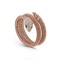 Thumbnail for Bvlgari Serpenti Pallini Rose Gold Pave Diamonds Onyx 358433