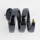 Bvlgari Serpenti Spiga Watch 102885 Black Ceramic and Rose Gold Black Lacquered Polished Dial Diamond Bezel (2026)