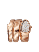 Luxury Watch Bvlgari Serpenti Tubogas 35mm Rose Gold 103002 Wrist Aficionado