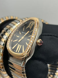 Thumbnail for Luxury Watch Bvlgari Serpenti Tubogas 35mm Stainless Steel & Rose Gold 102099 Wrist Aficionado
