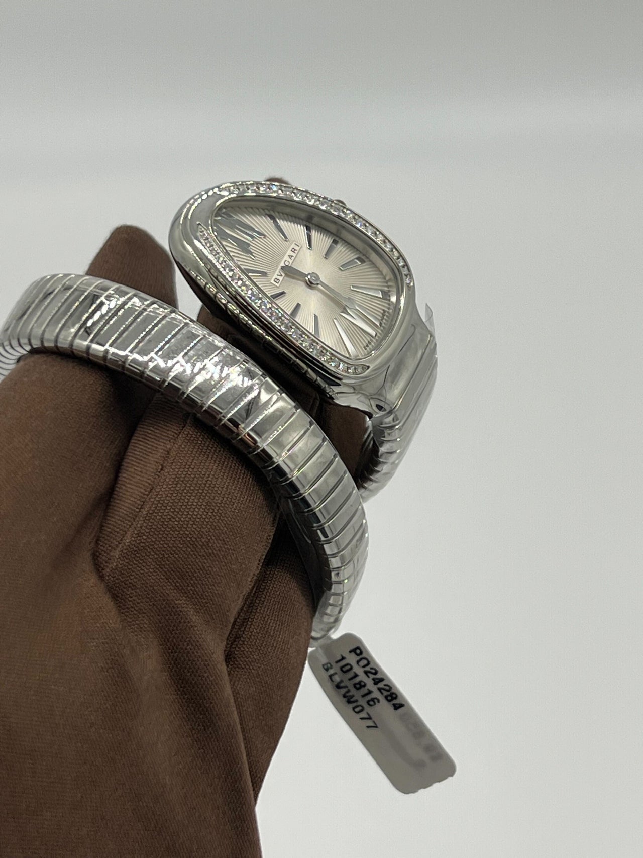 Bvlgari silver outlet watch