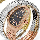 Luxury Watch Bvlgari Serpenti Tubogas Three-tone Double Spiral Diamond Bezel Watch 102948 Wrist Aficionado