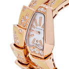 Bvlgari Serpenti Two-Coil Watch Rose Gold Diamonds Yellow Lacquer Mother of Pearl Dial 101985 Wrist Aficionado