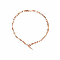 Thumbnail for BVLGARI Serpenti Viper Necklace Rose Gold 357863 Medium