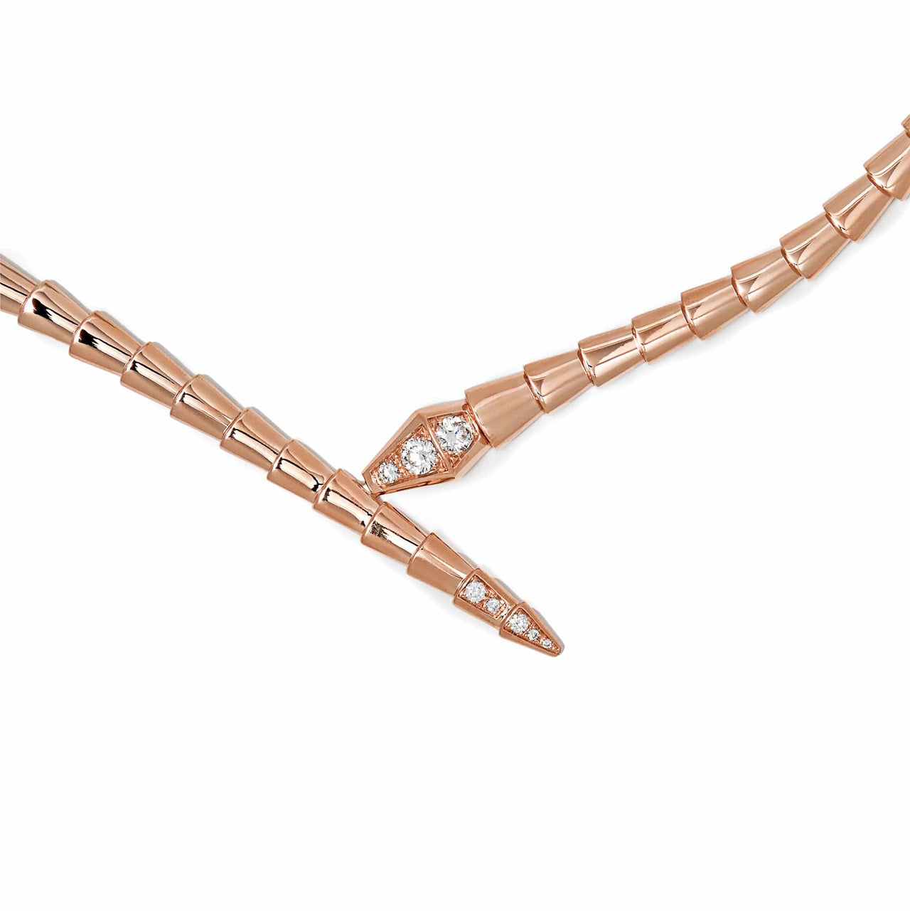 BVLGARI Serpenti Viper Necklace Rose Gold 357863 Medium