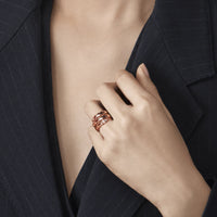 Thumbnail for Rings Bvlgari Serpenti Viper Ring Rose Gold & Diamonds 357876 Wrist Aficionado