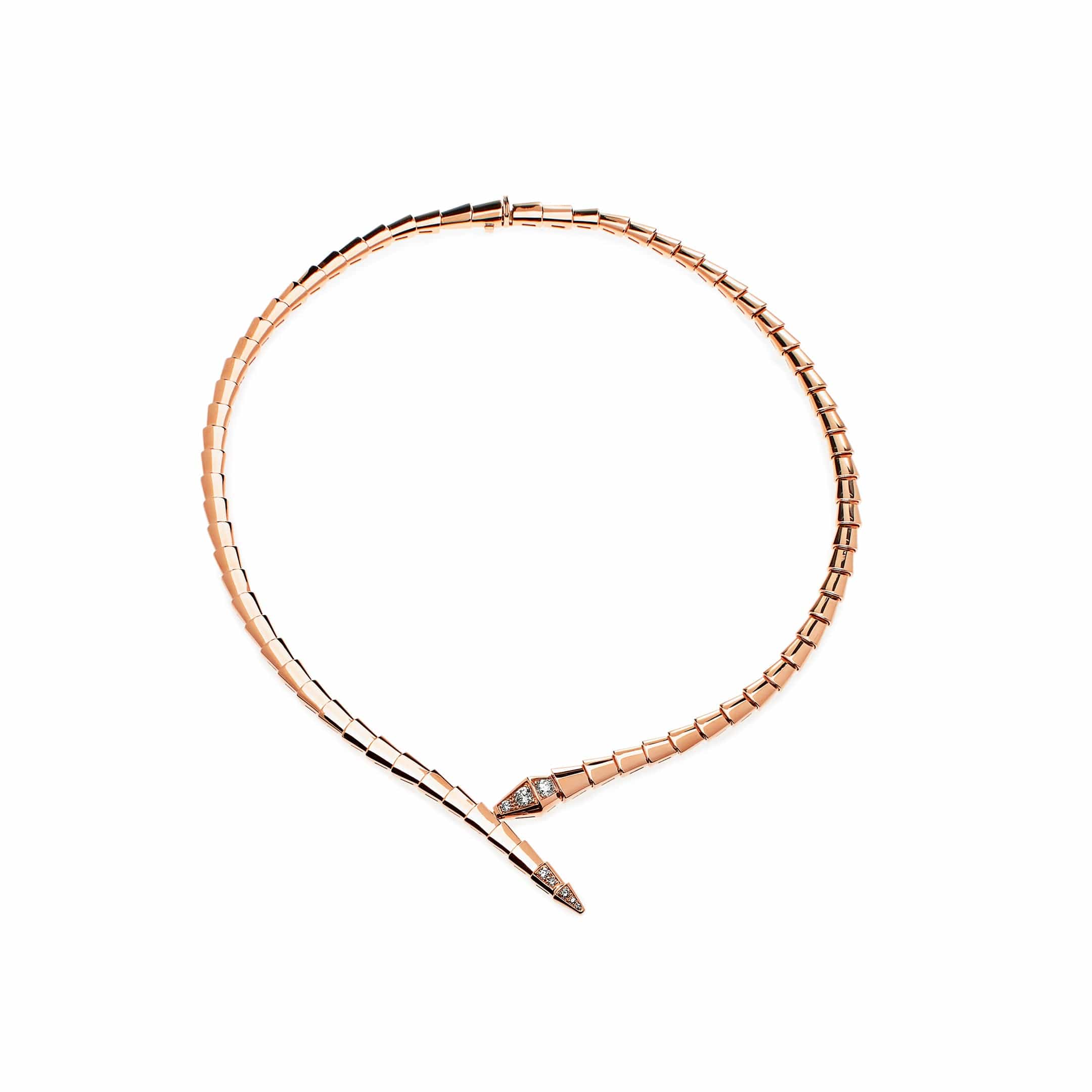 Necklace Bvlgari Serpenti Viper Rose Gold Necklace 357864 Wrist Aficionado