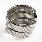 BVLGARI Tubogas BB191TS 3 Row Stainless Steel Diamond Dial Quartz