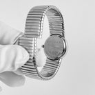 BVLGARI Tubogas BB262TS 'Ladies' Stainless Steel Black Diamond Dial Quartz