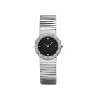 BVLGARI Tubogas BB262TS 'Ladies' Stainless Steel Black Diamond Dial Quartz