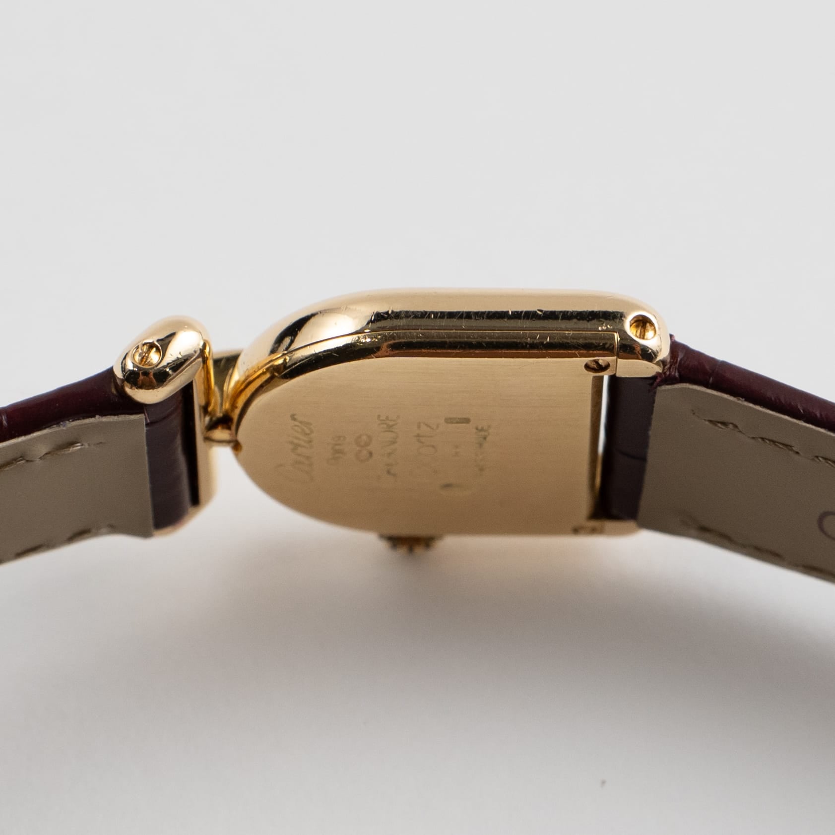 Cartier Calandre 6603 'Ladies' Yellow Gold White Dial Quartz