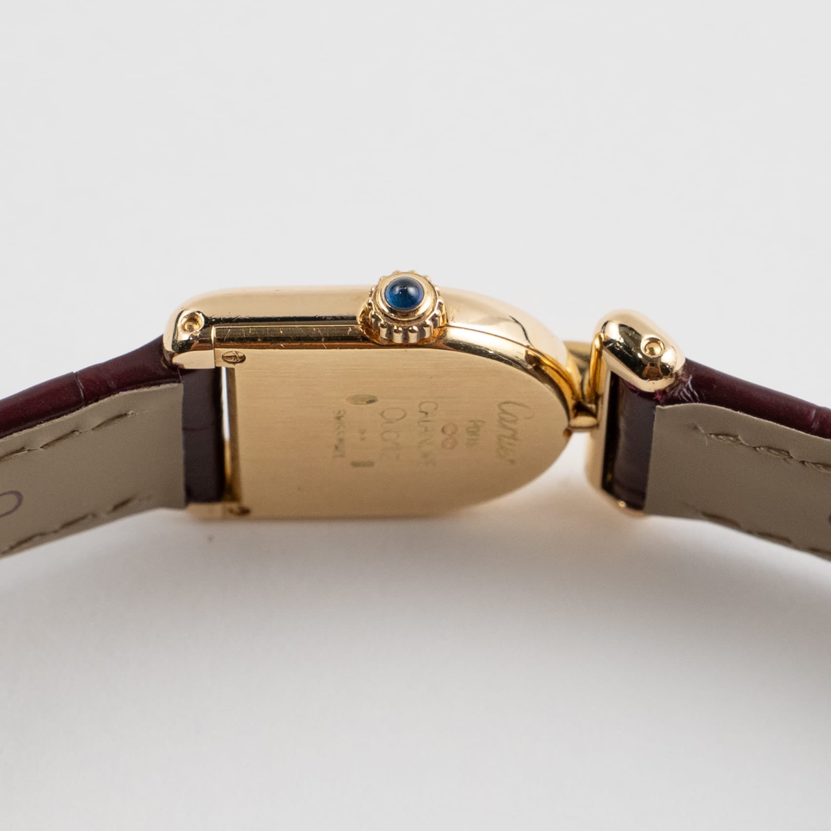 Cartier Calandre 6603 'Ladies' Yellow Gold White Dial Quartz