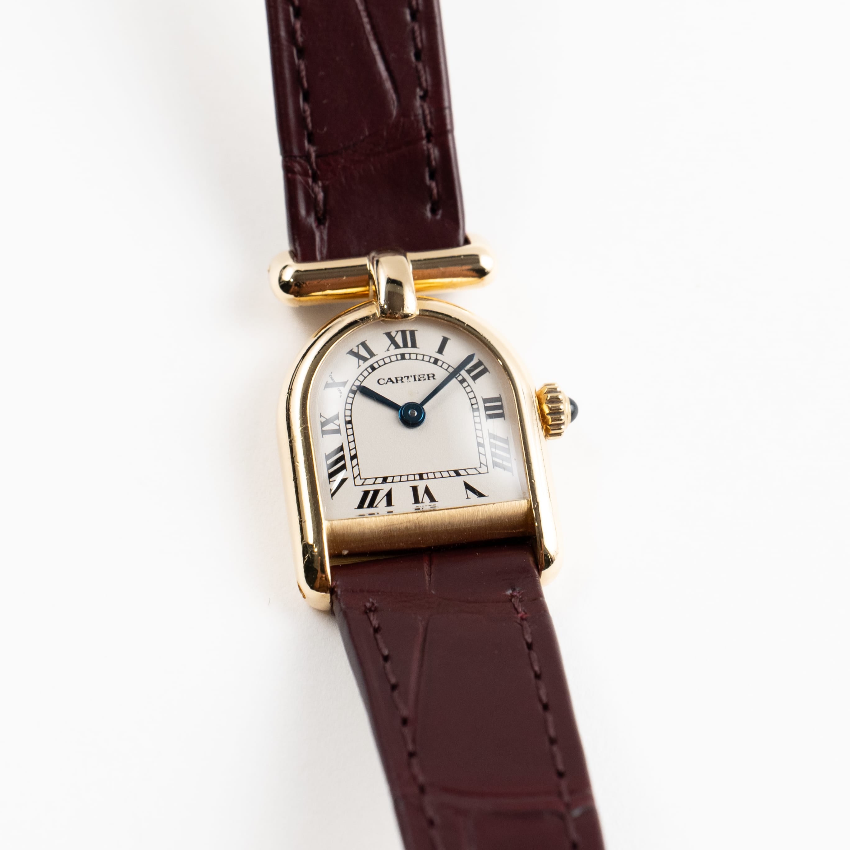 Cartier Calandre 6603 'Ladies' Yellow Gold White Dial Quartz
