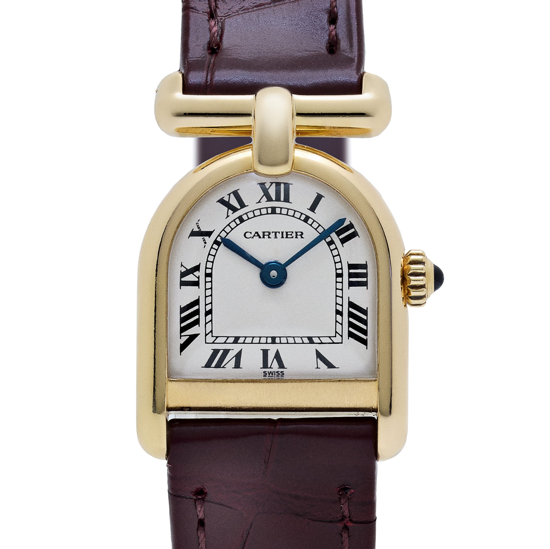 Cartier Calandre 6603 'Ladies' Yellow Gold White Dial Quartz