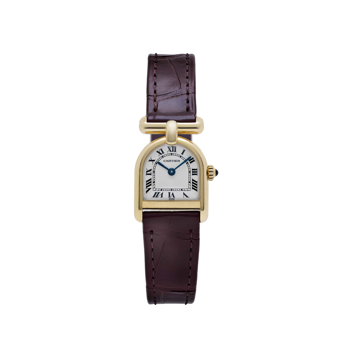 Cartier Calandre 6603 'Ladies' Yellow Gold White Dial Quartz