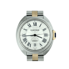 Cartier Cle De Cartier W2CL0002 Stainless Steel Rose Gold Silver Dial