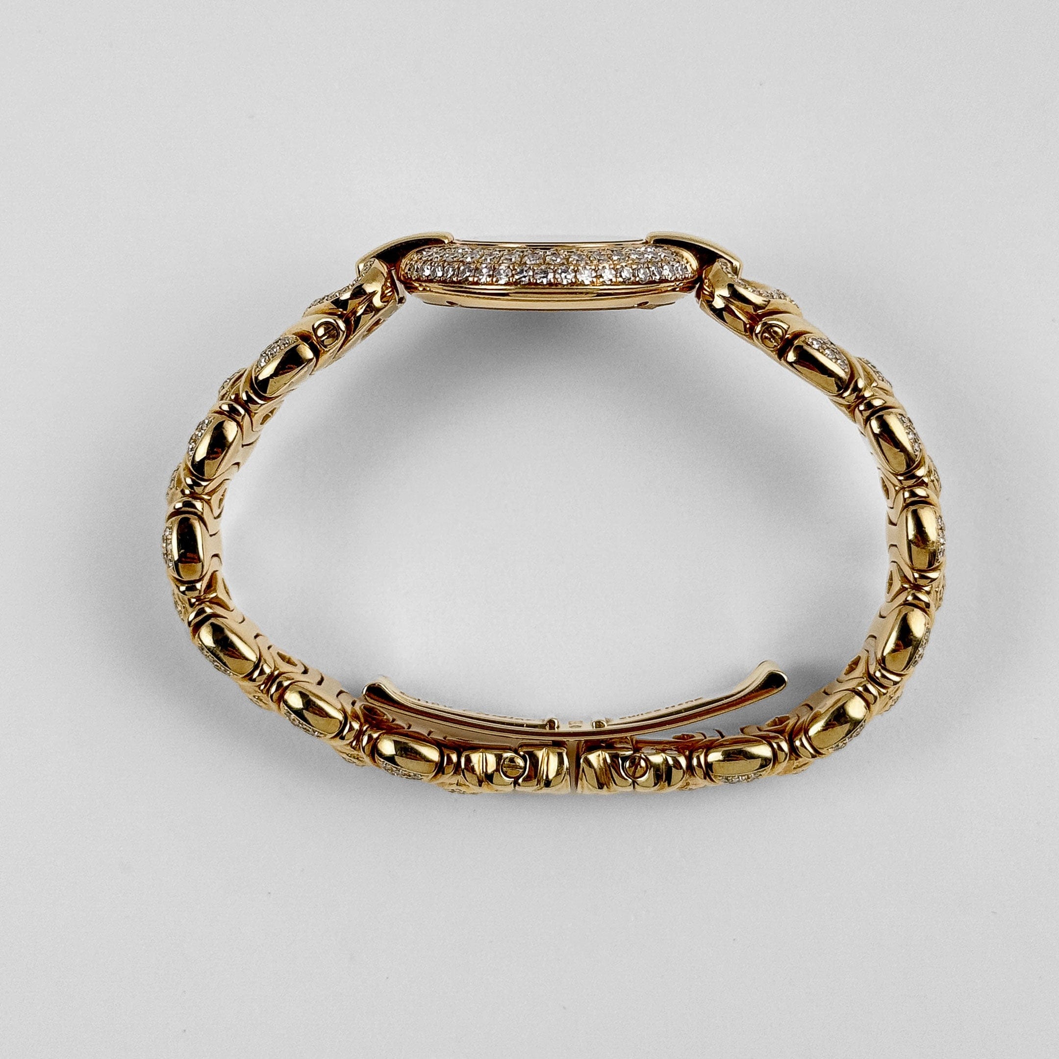 Cartier Colisée 'Ladies' Yellow Gold White Dial Diamond Bezel