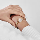 Cartier Colisée 'Ladies' Yellow Gold White Dial Diamond Bezel Quartz