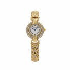 Cartier Colisée 'Ladies' Yellow Gold White Dial Diamond Bezel Quartz